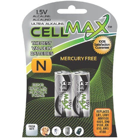 Cell Max Long Lasting N Super Alkaline Blister of 2 (CM-LR1-BP2) - Getlegitdeals