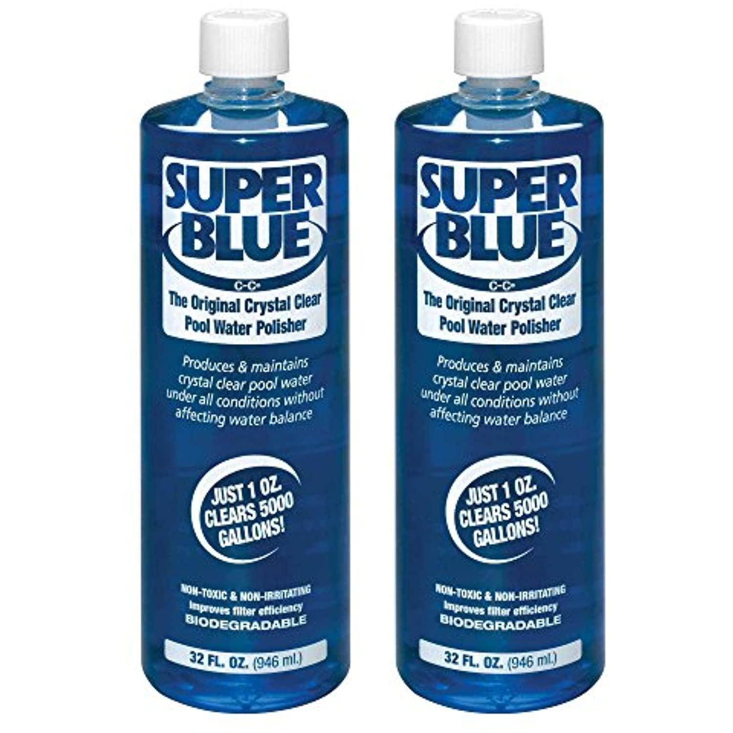 Robarb 20154A-02 Super Swimming Pool Clarifier, 1-Quart, Blue, 2-Pack - Getlegitdeals