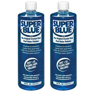 Robarb 20154A-02 Super Swimming Pool Clarifier, 1-Quart, Blue, 2-Pack - Getlegitdeals