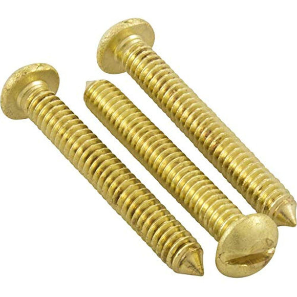 Aladdin Screw, Brass Retaining, Universal Light Ring, Qty3 - Getlegitdeals