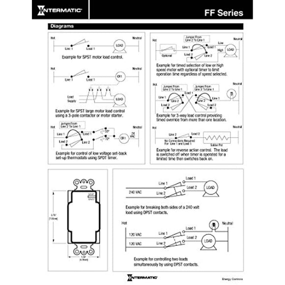 Intermatic FF15MC 15-Minute Spring Wound Countdown Wall Timer, Brushed Metal - Getlegitdeals
