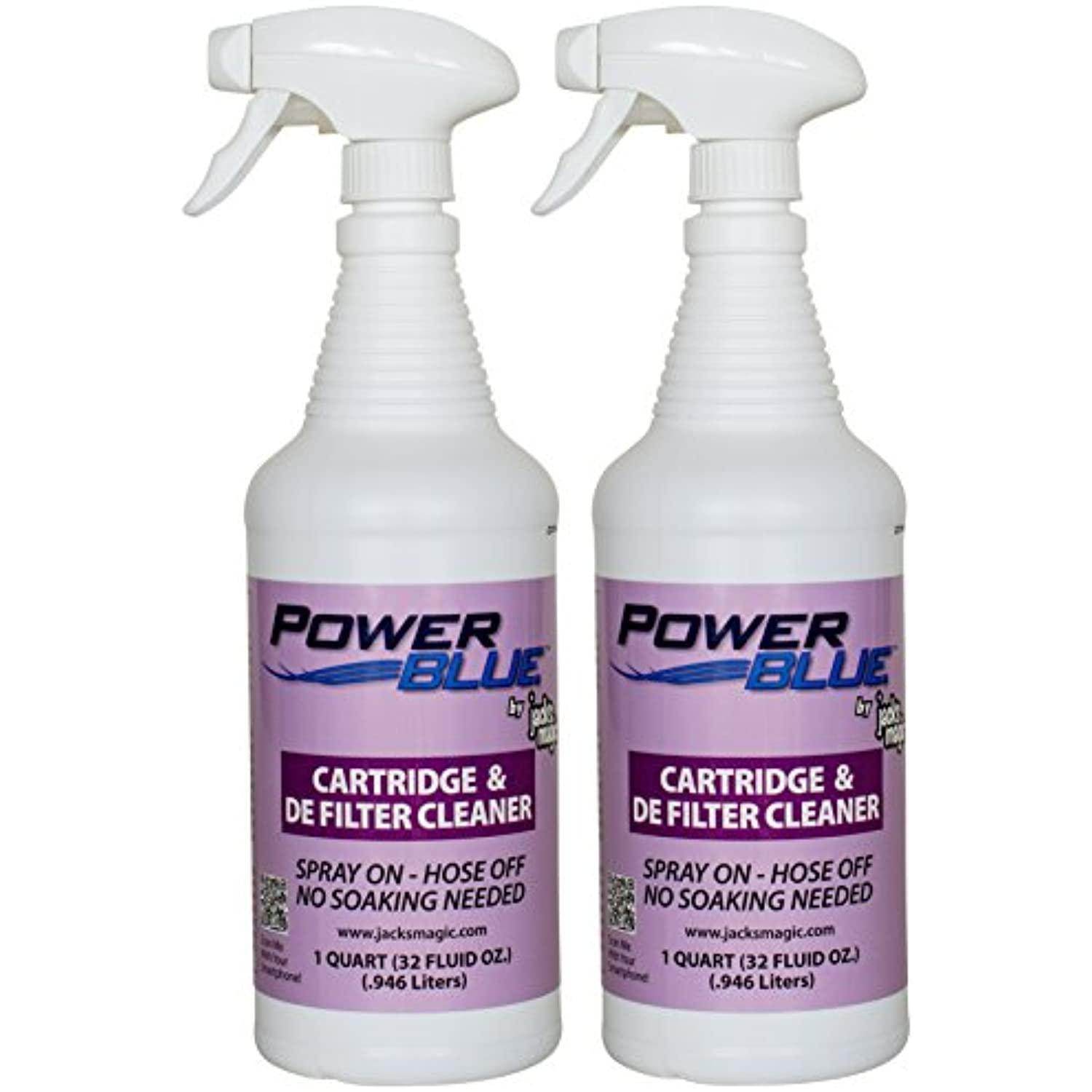 Jack's Magic Power Blue Cartridge & DE Filter Cleaner (32 oz) (2 Pack) - Getlegitdeals