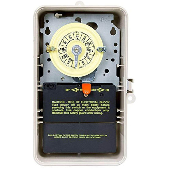 Intermatic T104P3 208-277 Volt DPST 24 Hour Mechanical Time Switch - Getlegitdeals