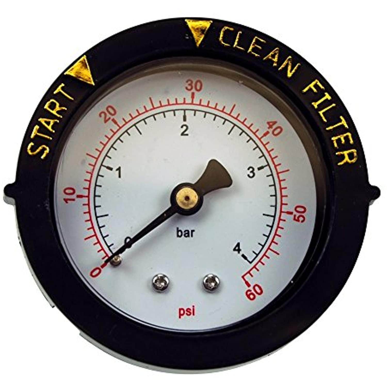 Pentair 190059 Rear Mount Pressure Gauge Replacement Pool/Spa Valve and Filter - Getlegitdeals