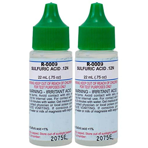 Taylor R-0009 Sulphuric Acid .12N (3/4 oz) (2 Pack) - Getlegitdeals