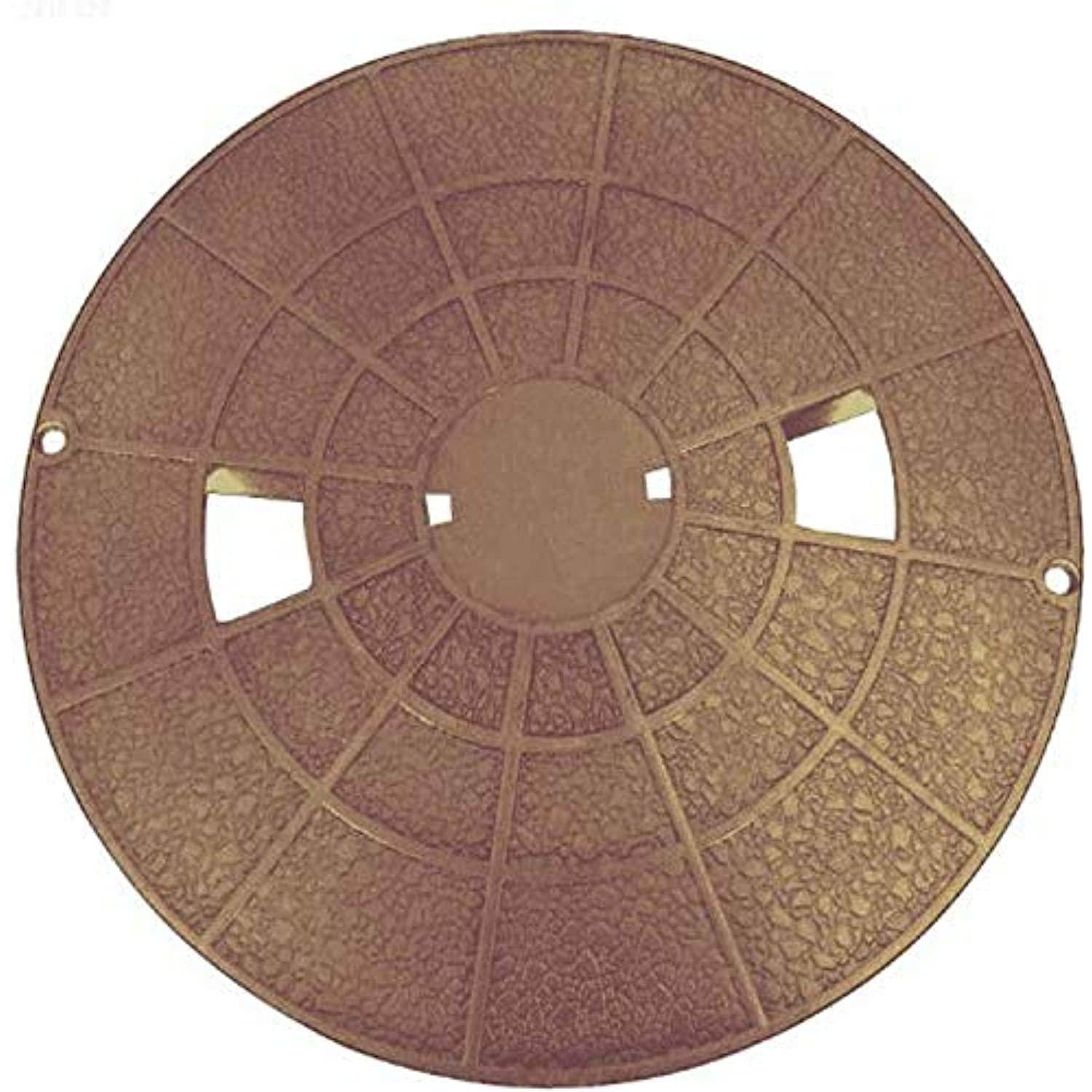 Pentair 516261 Tan Deck Lid Collar Assembly with Screws Replacement Set Bermuda Gunite and Vinyl Liner Skimmer - Getlegitdeals