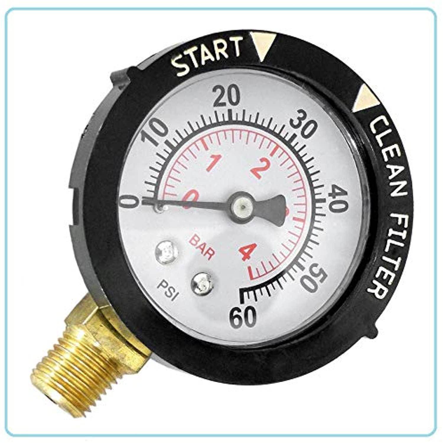 Quality (New) OEM Pressure Gauge Replacement for Clean & Clear Pool Filters 190058 Other Models in Description - Getlegitdeals