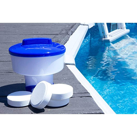 HYDROTOOLS BY SWIMLINE Large Capacity Pool & Spa Chemical Dispenser Supports 1-3’’ Tablets - Getlegitdeals
