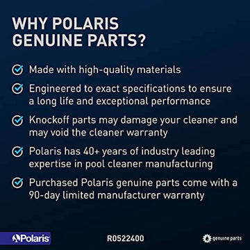 Polaris Genuine Parts R0522400 Sweep Hose Scrubber Replacement Compatible with Polaris Models 280, 360, 380, 3900 SPORT, TR28P, TR35P, TR36P, 180 - Getlegitdeals