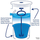 The Skimmer Angel GPIAngel Skimmer Basket Handle, 12"x4"x1.5", Blue - Getlegitdeals