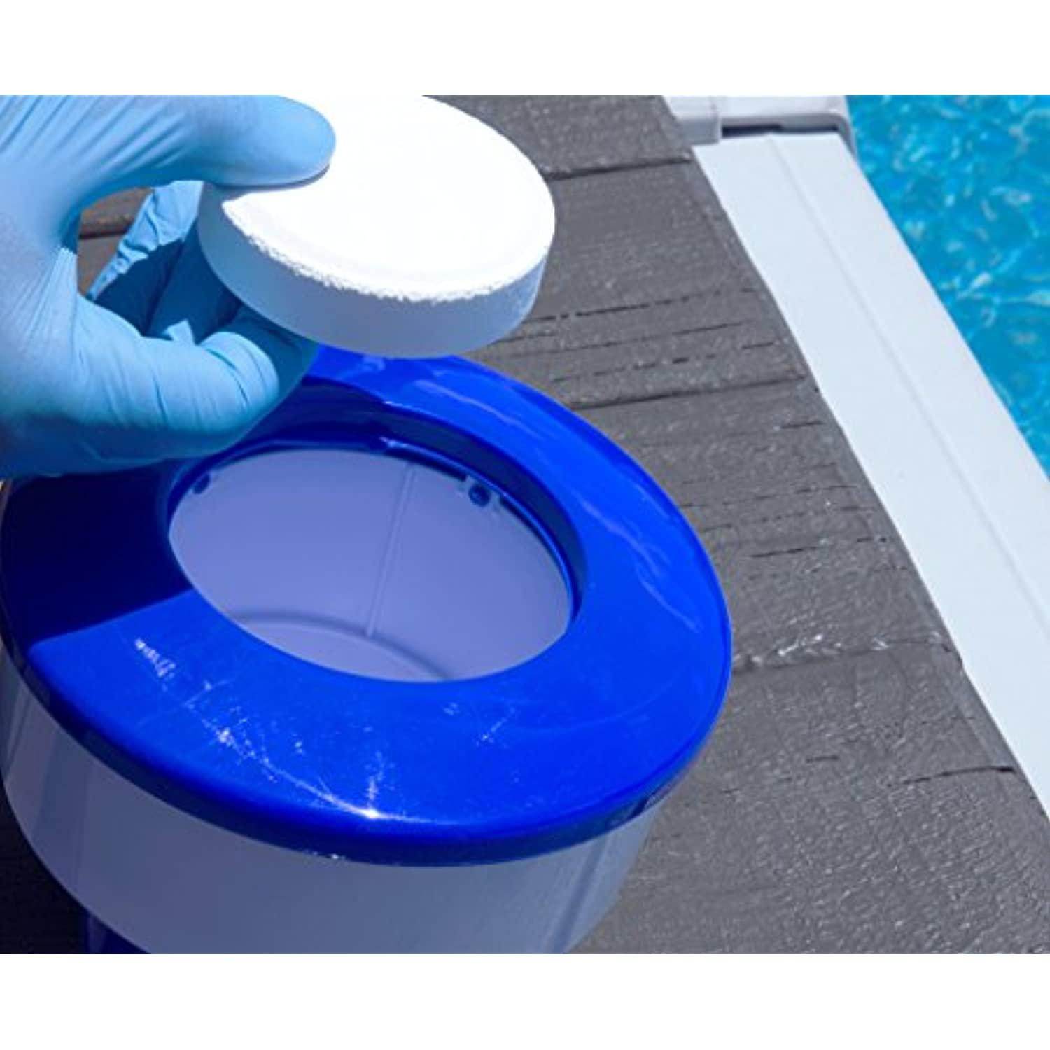 HYDROTOOLS BY SWIMLINE Large Capacity Pool & Spa Chemical Dispenser Supports 1-3’’ Tablets - Getlegitdeals