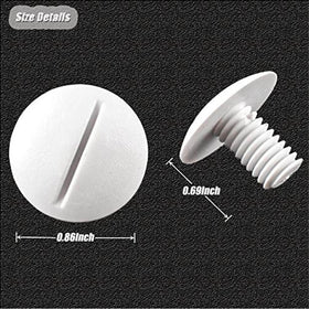 Wadoy Wheel Screws for Polaris Pool Cleaner Replacement Parts C-55 C55, 180 280 Plastic Screw - Getlegitdeals