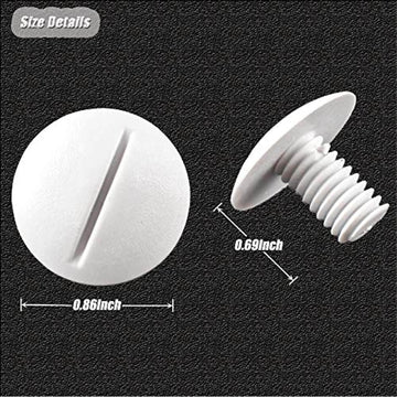 Wadoy Wheel Screws for Polaris Pool Cleaner Replacement Parts C-55 C55, 180 280 Plastic Screw - Getlegitdeals