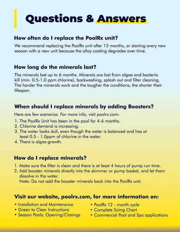 PoolRX+ pool unit 7.5k-20k gallons - Getlegitdeals
